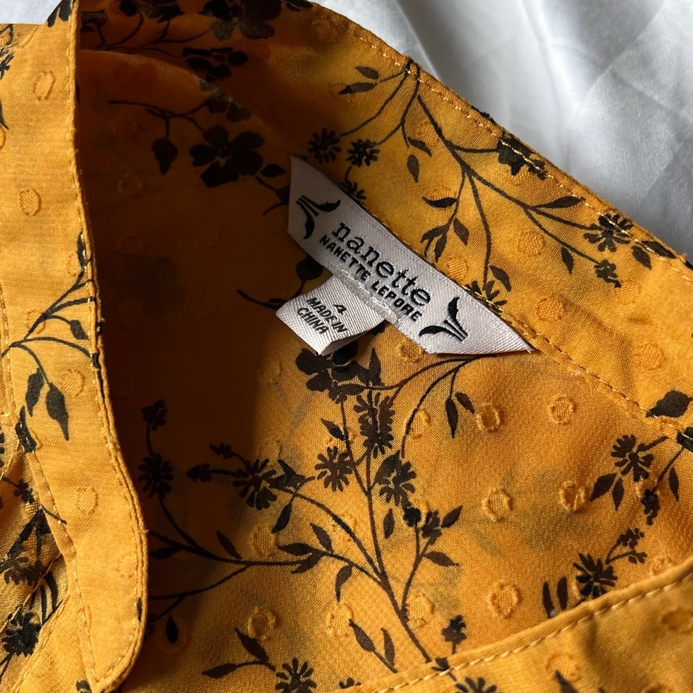 Yellow spring dress